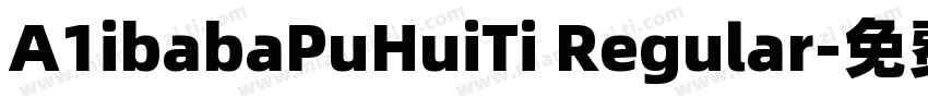A1ibabaPuHuiTi Regular字体转换